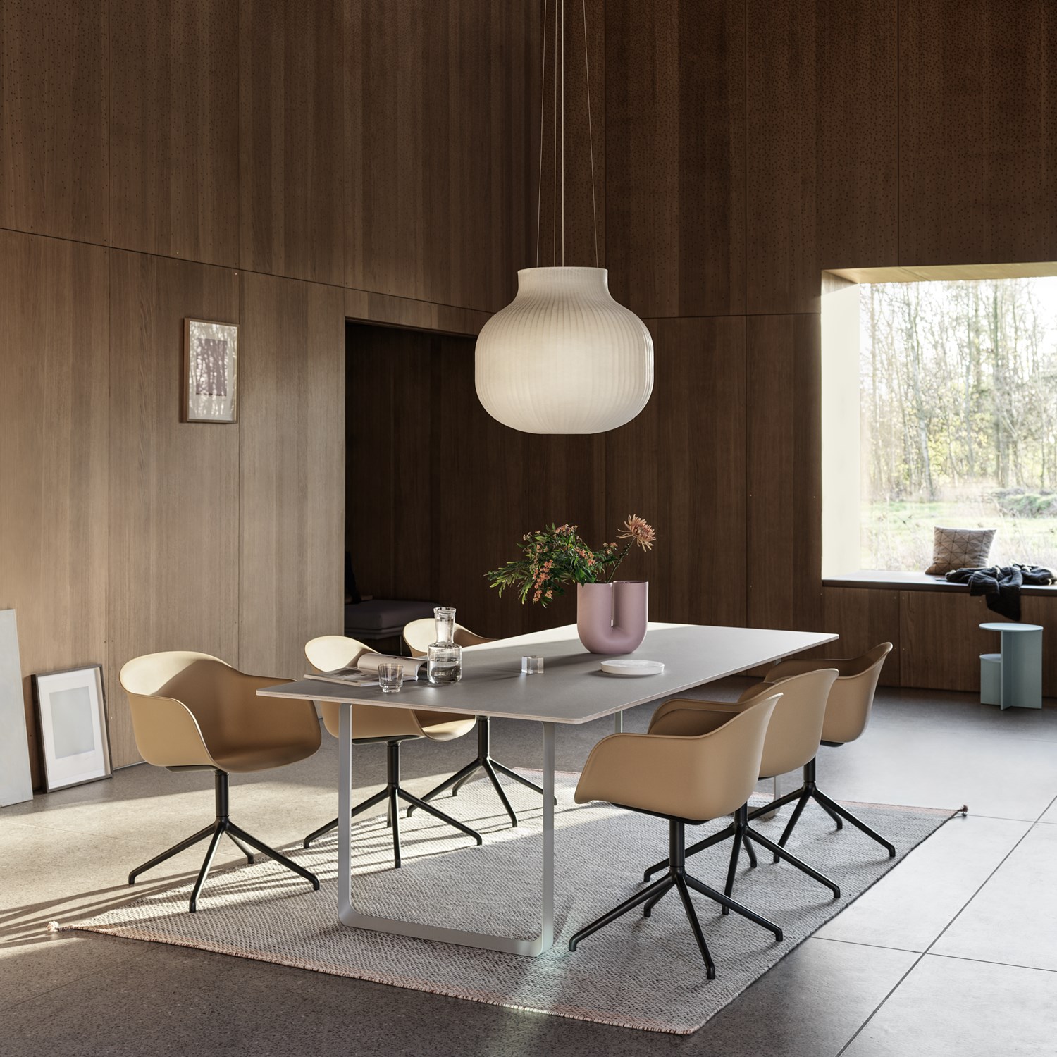 Fiber Armchair Lifestyle Image-1:1 Square