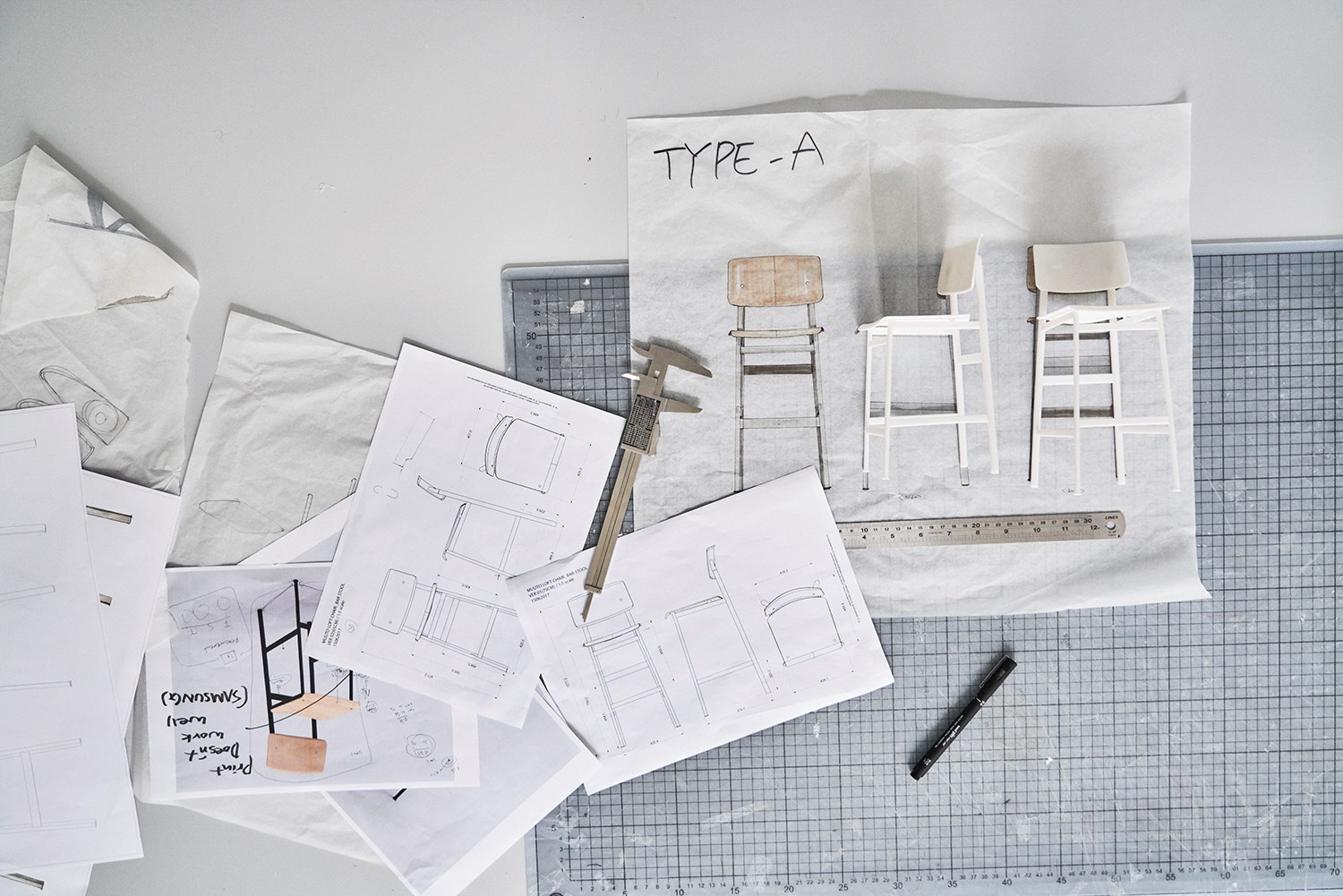 Loft Bar Stool - Thomas Bentzen - 1