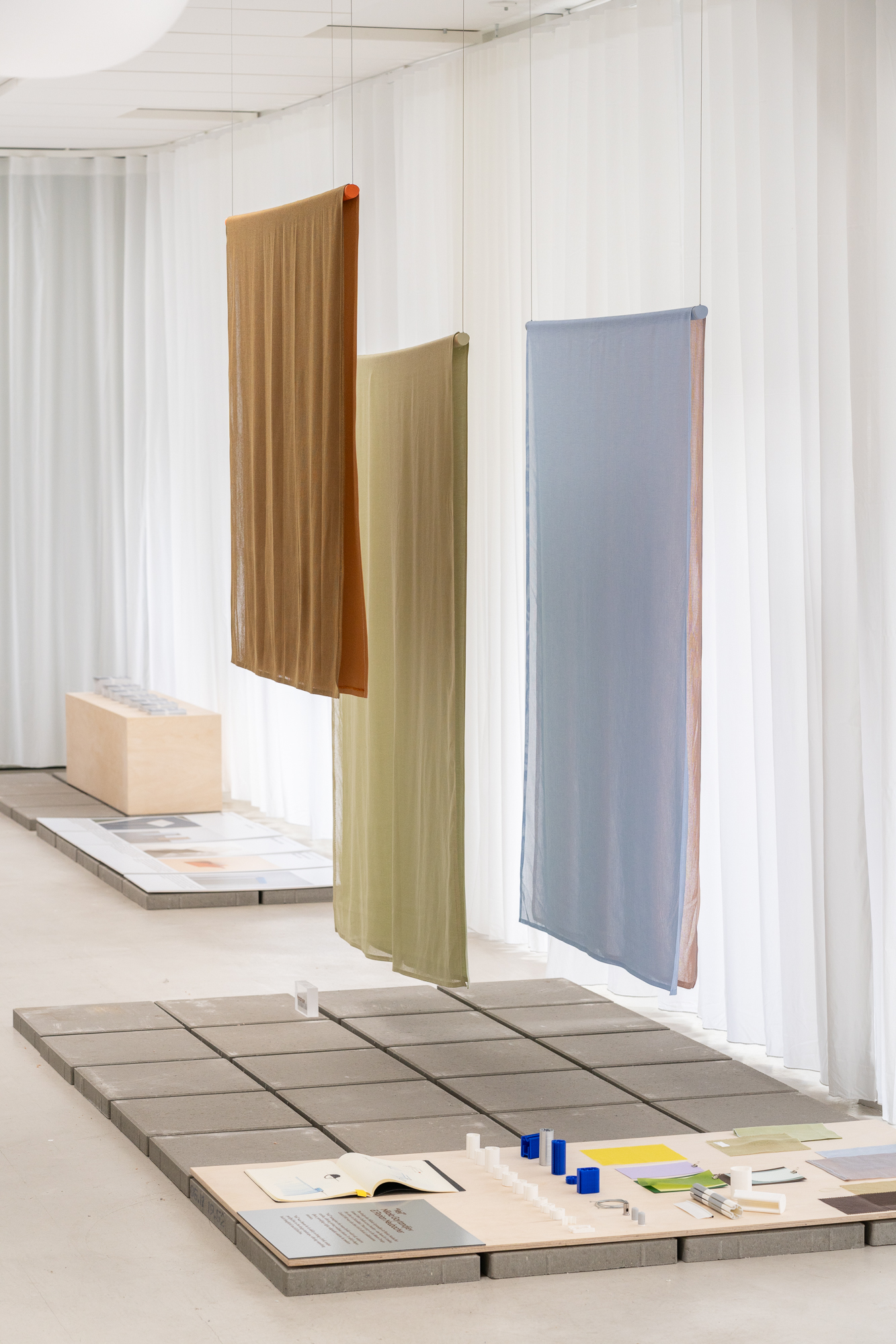 The winning products of Muuto’s Design Contest 001 are displayed in a thoughtfully styled setting, inviting visitors to explore and learn more about their design stories.